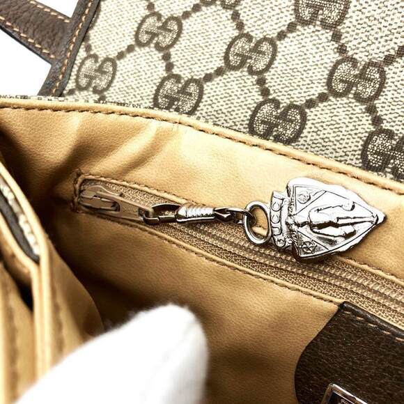 GUCCI Brown Leather Shoulder Bag - Picture 13 of 13